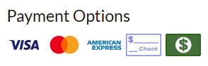 Payment methods accepted